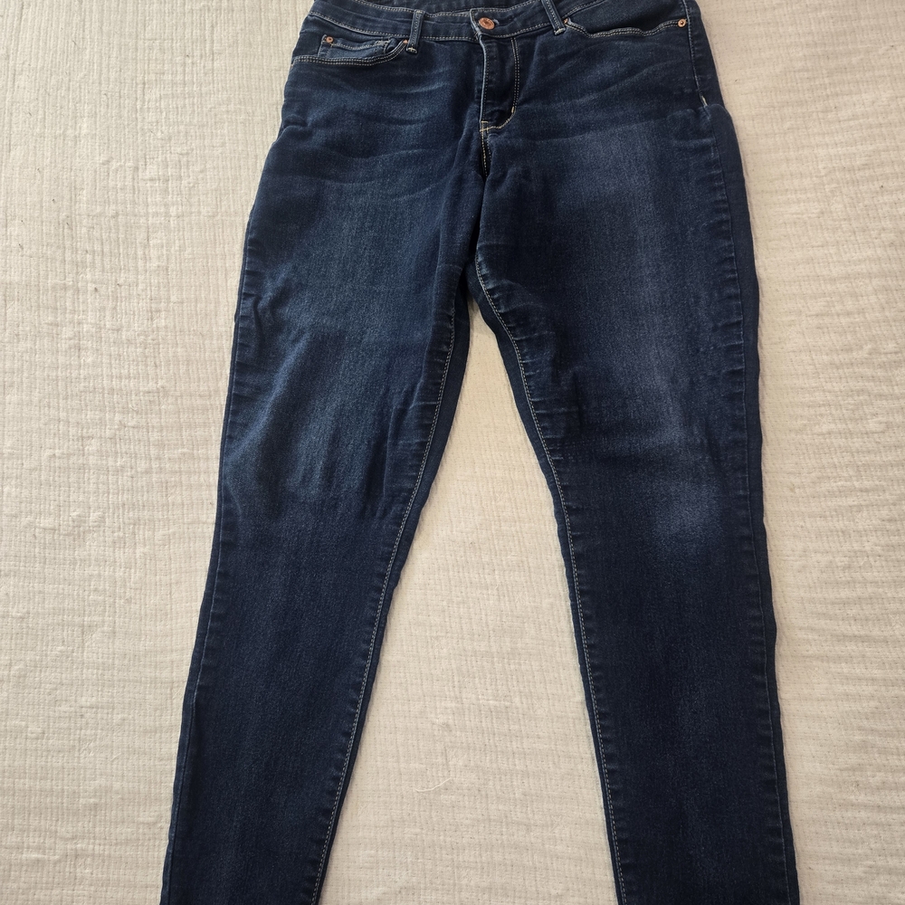 Signature by Levi Strauss Dark Blue Skinny Jeans